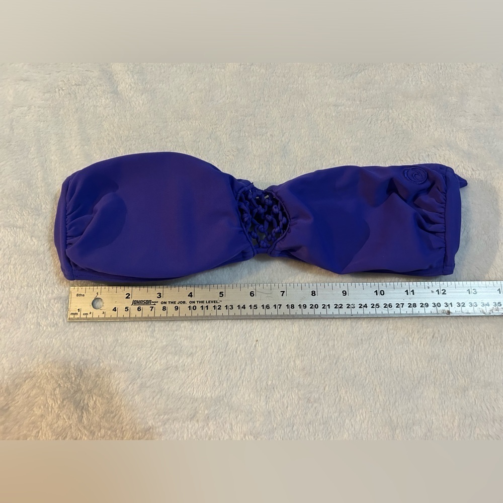 Dark Blue/Purple Strapless Rip Curl Bikini Top